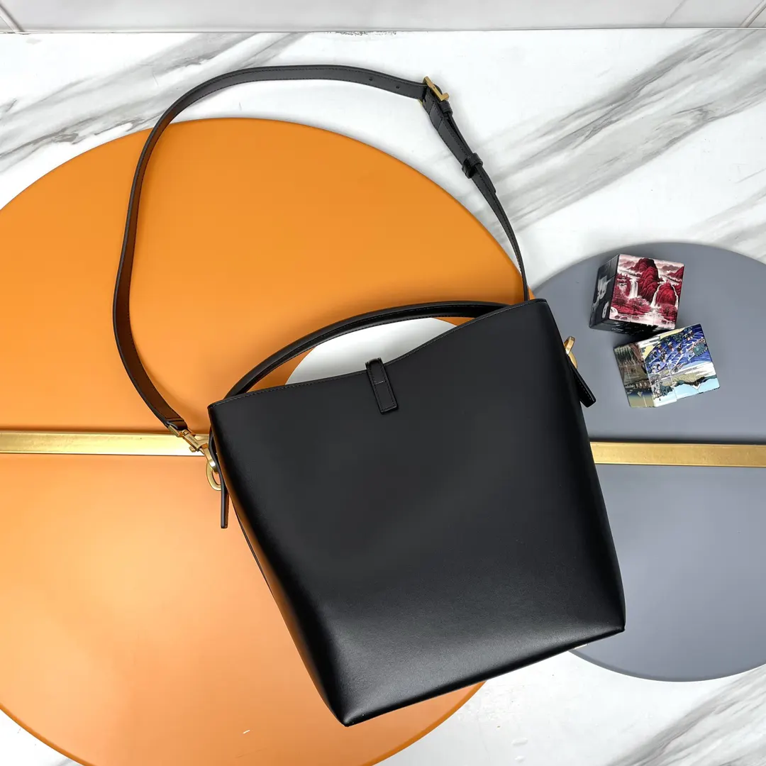 Bucket Bag Casual Leather