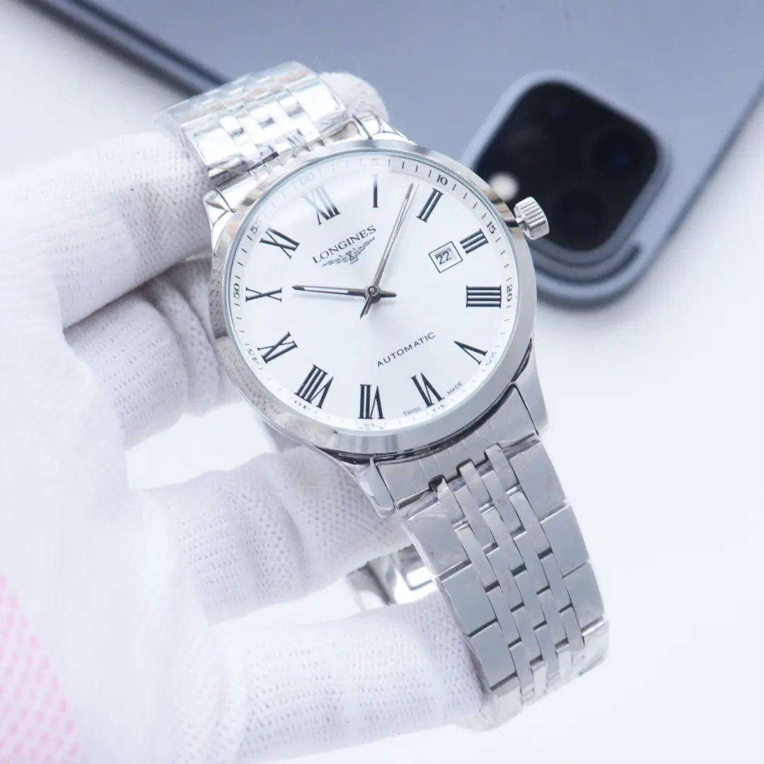 Longines 小牛皮 手錶 經典腕表款