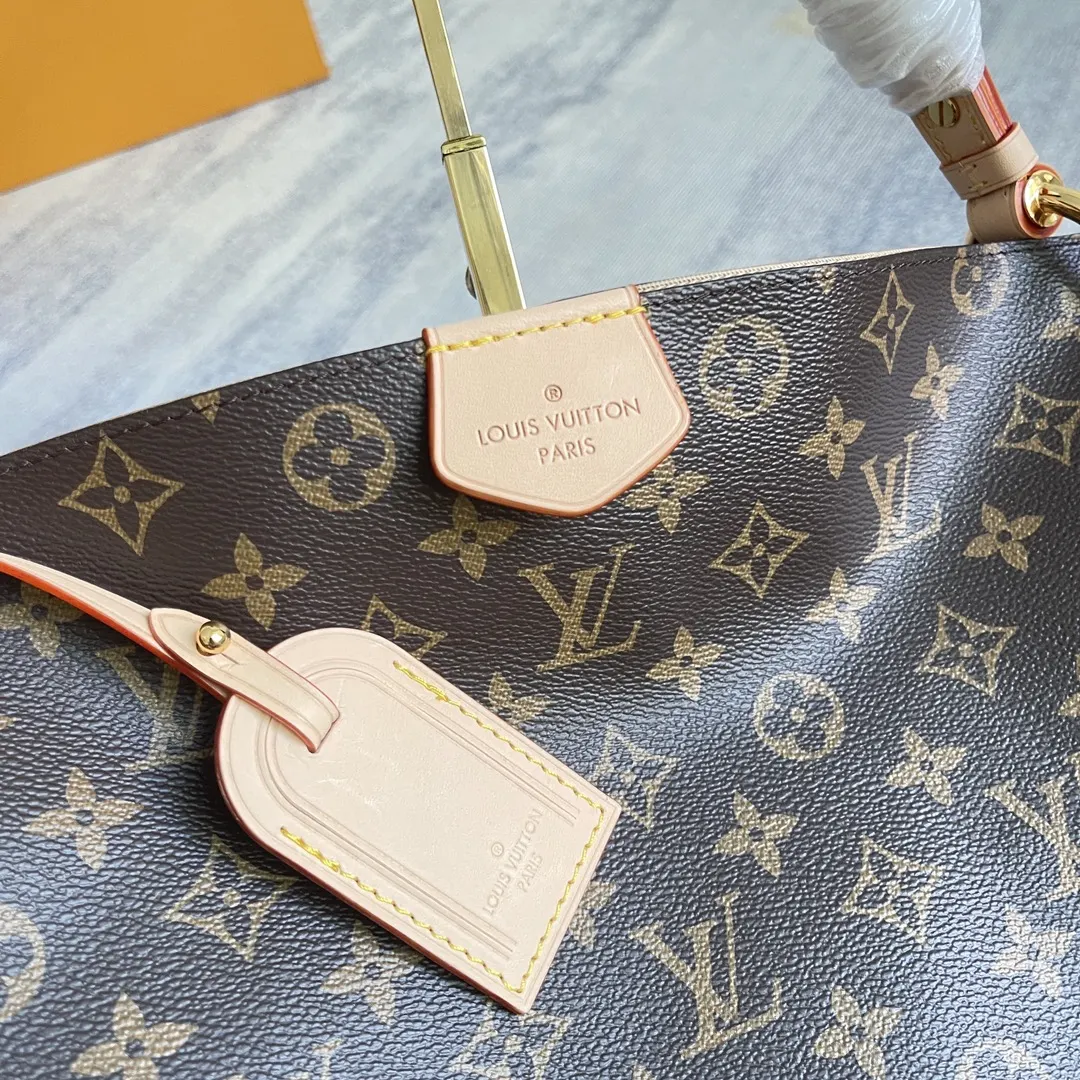 Pink Monogram Top Handle Bag Commuter Leather