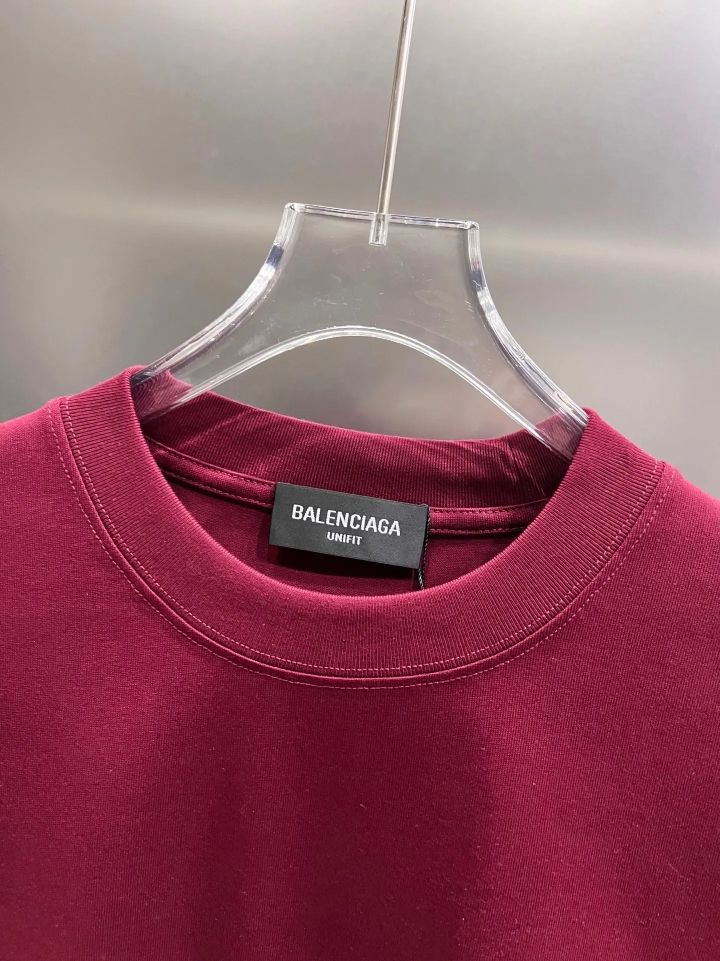 Balenciaga 黑色 Logo 短袖T恤 宽松休闲