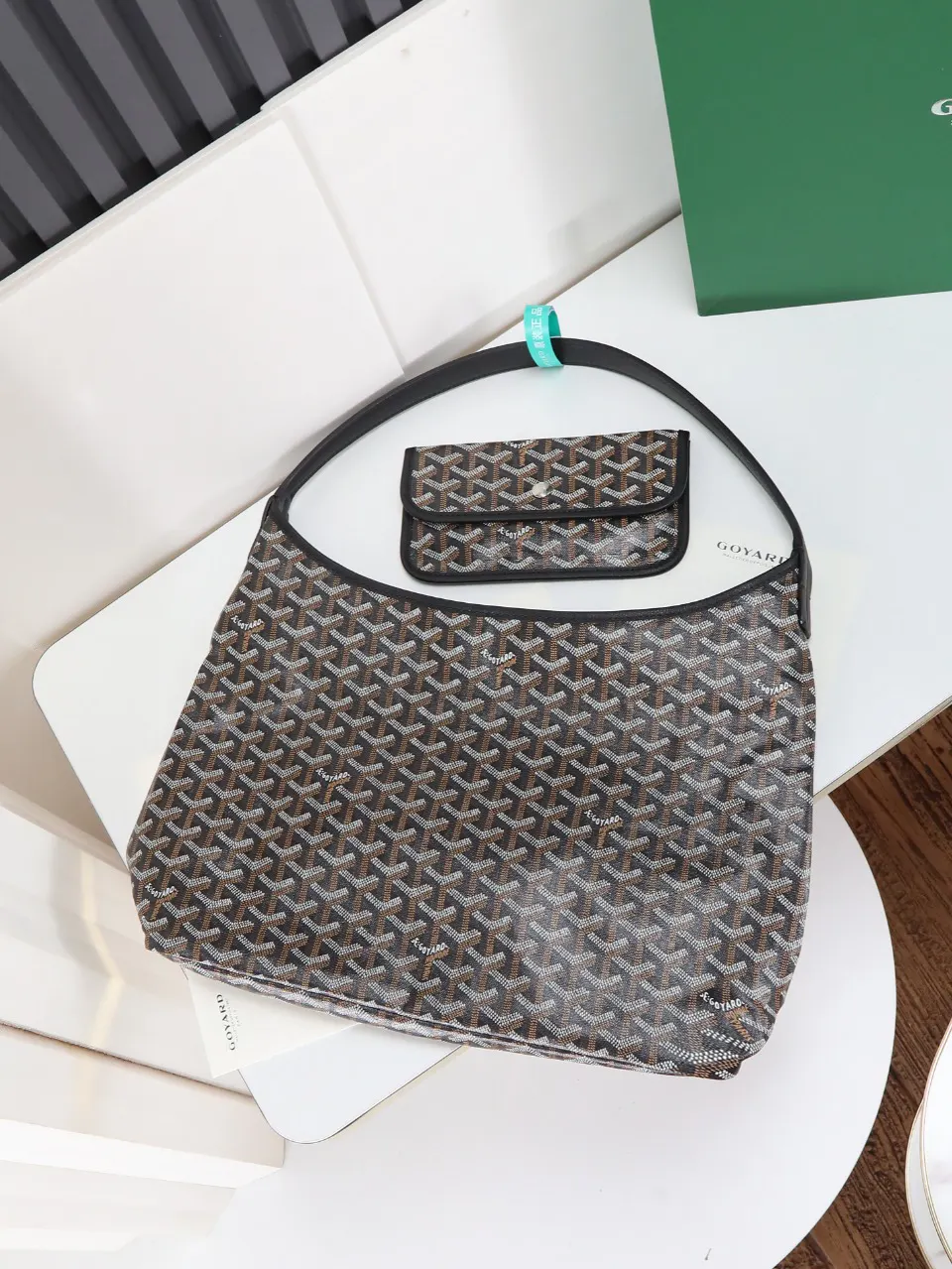 Black Hobo Shoulder Bag Vintage