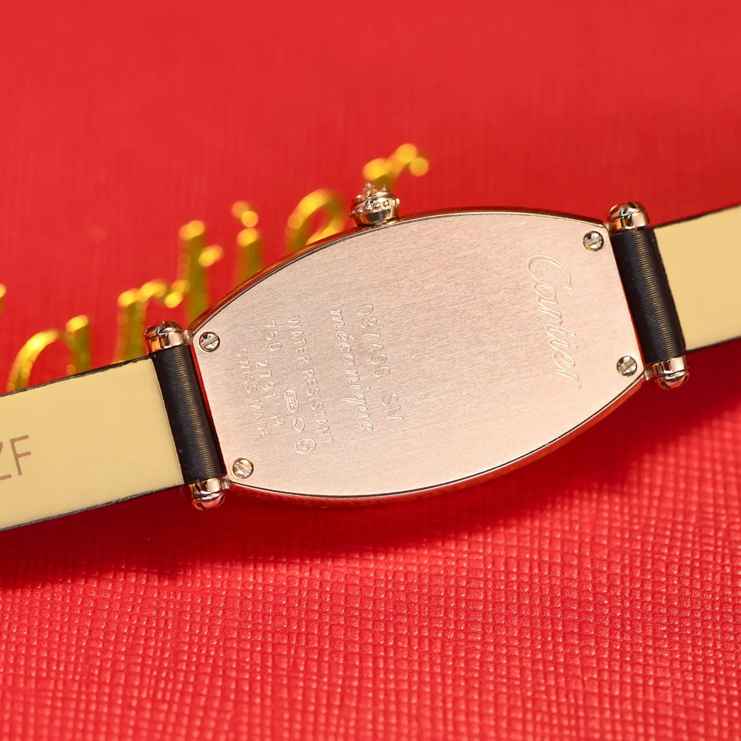 Cartier 黑色 銀色 手錶 經典腕表款