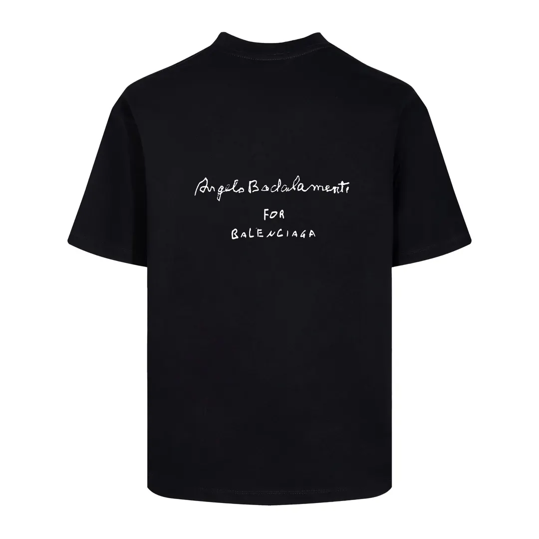 Balenciaga Black Short Sleeve T-Shirt Loose