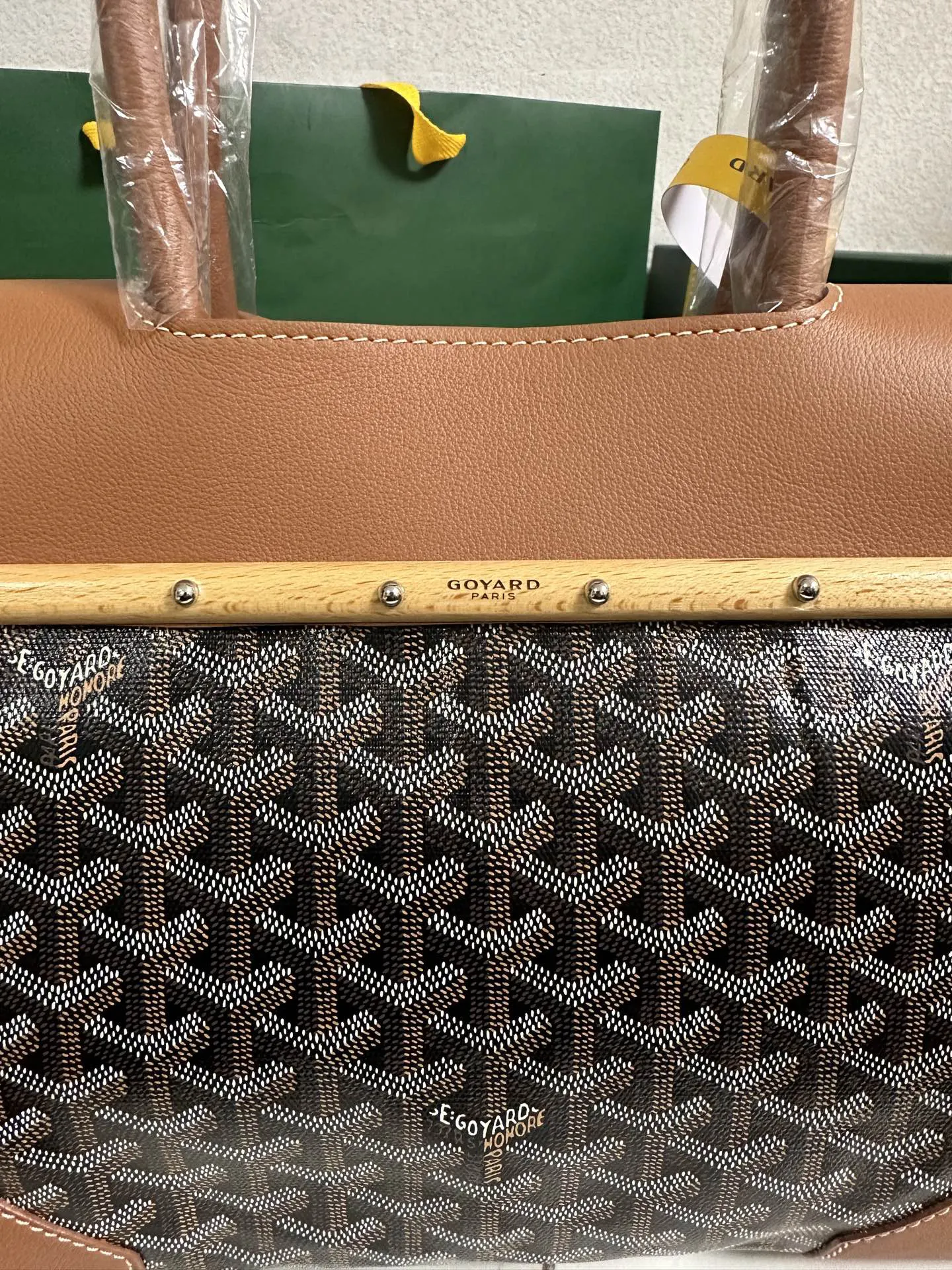 Goyard Tote Bag Leather