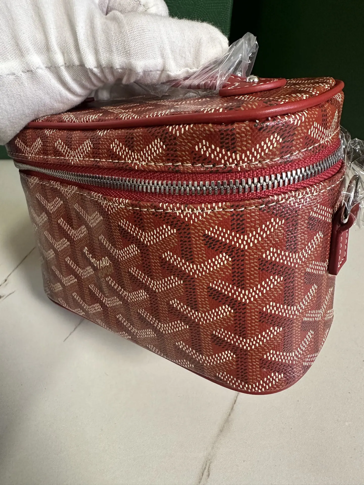 Goyard 黃色 小牛皮 化妝包 便携收納款