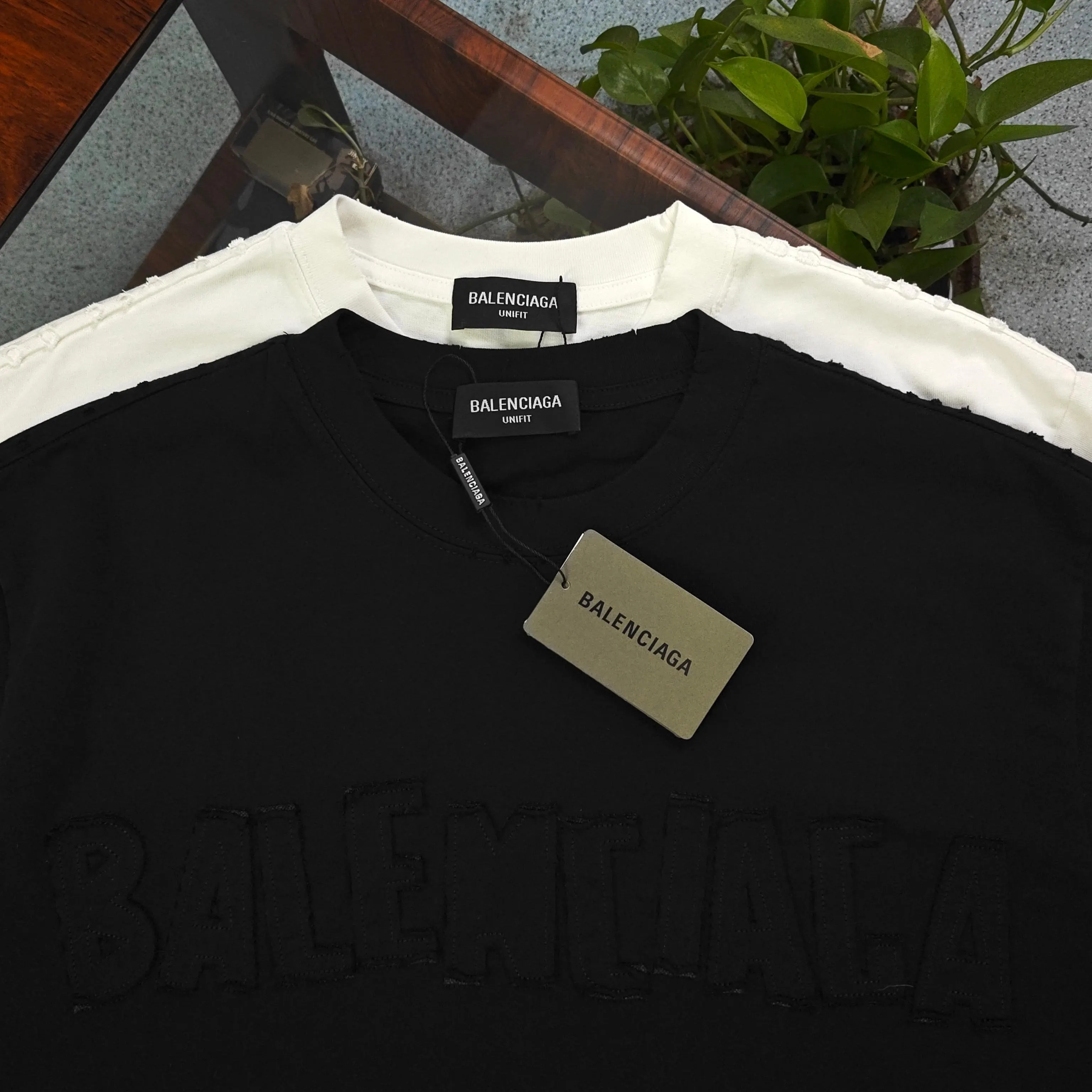 Balenciaga Black Logo Short Sleeve T-Shirt Loose