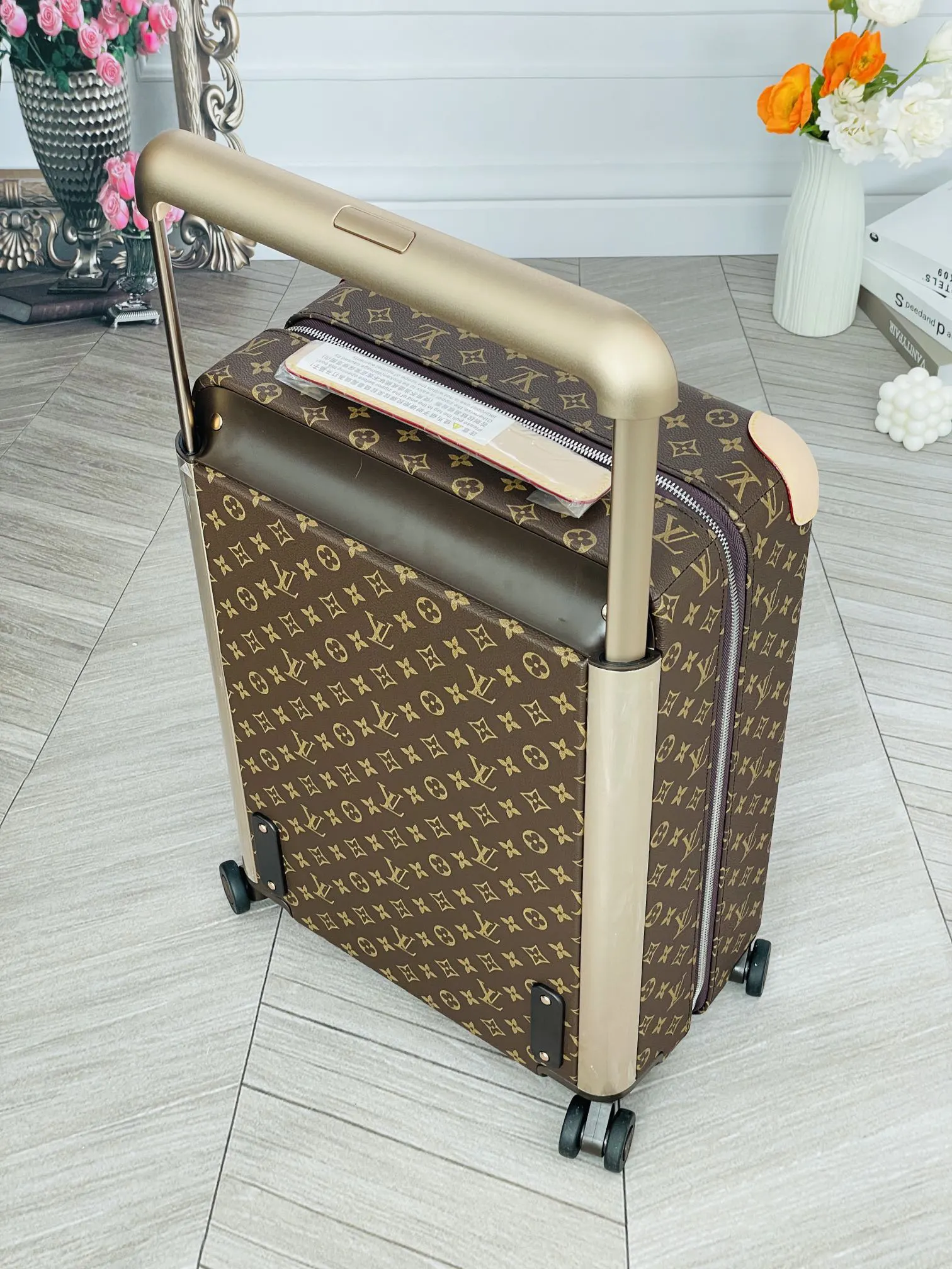 LV 老花 帆布 行李箱 旅行拉杆款 輕便出行款