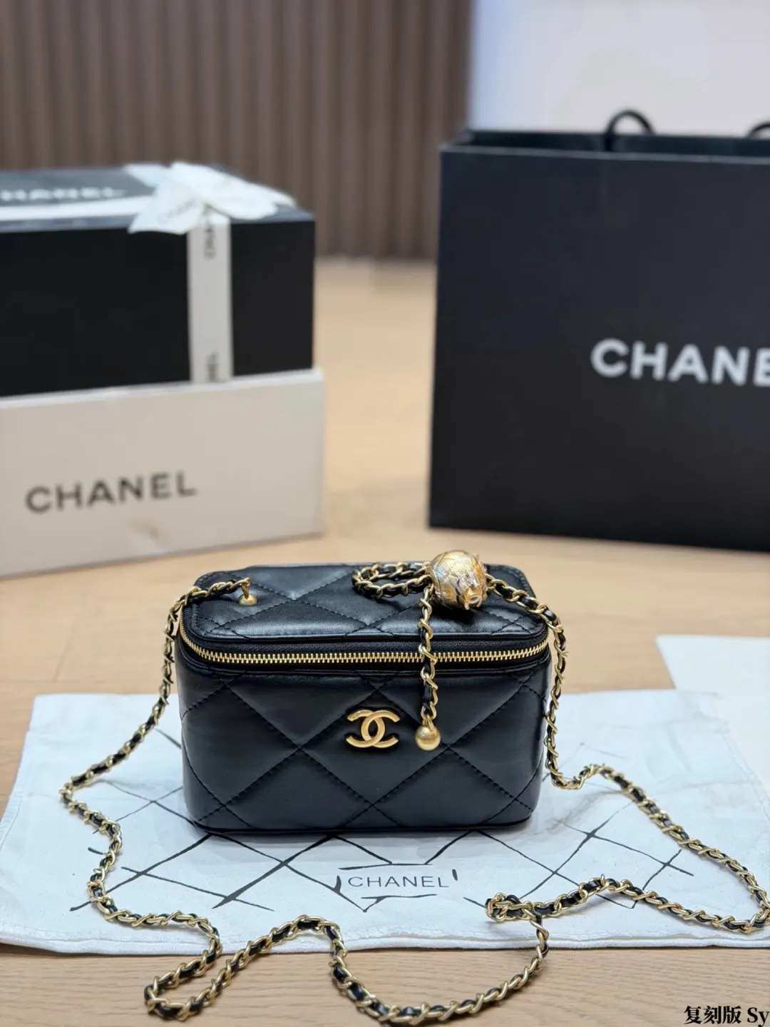 CHANEL 牛皮 链条包 精致链条款