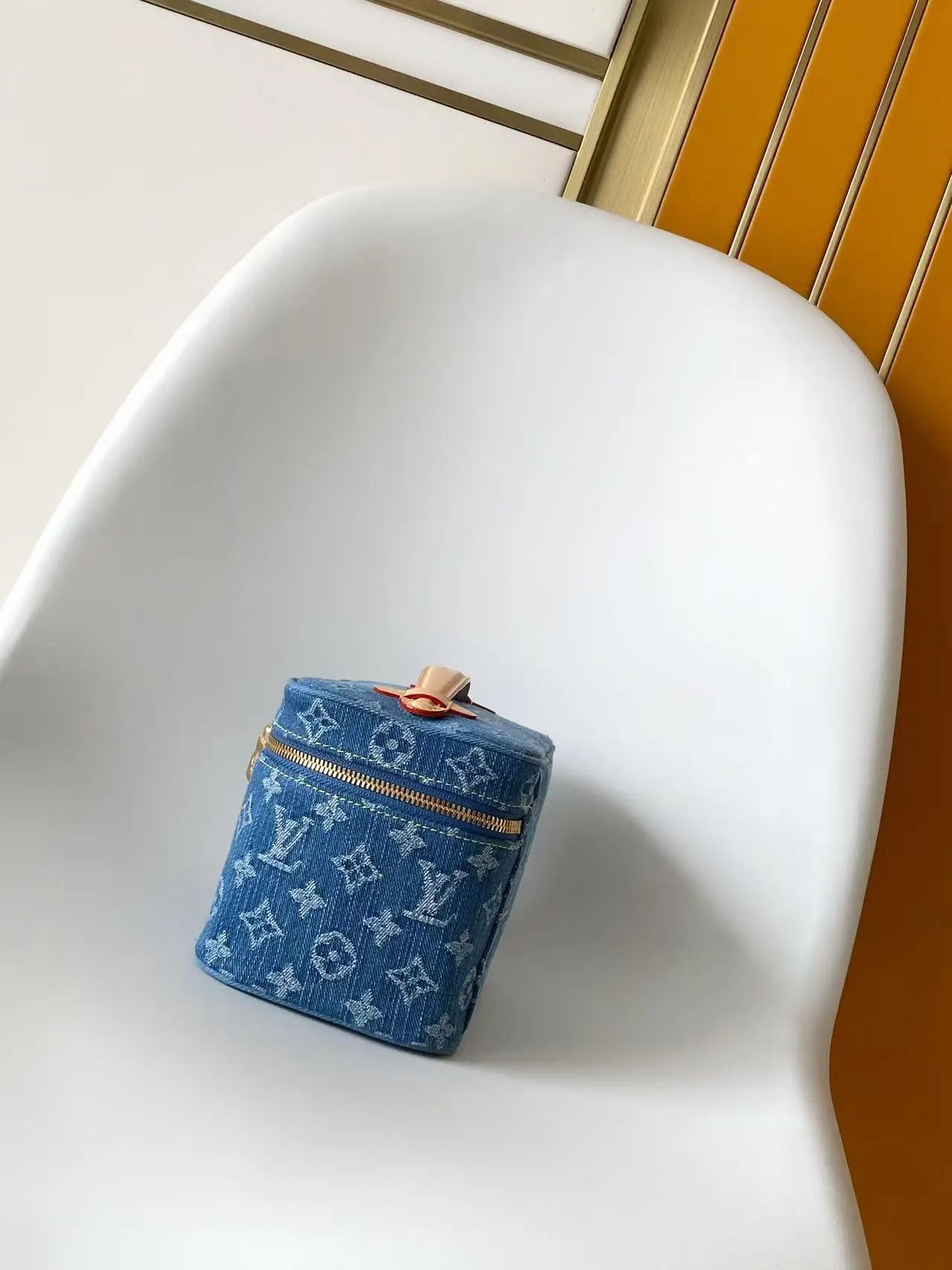 藍色 牛仔 Mo收納包 旅行收納款