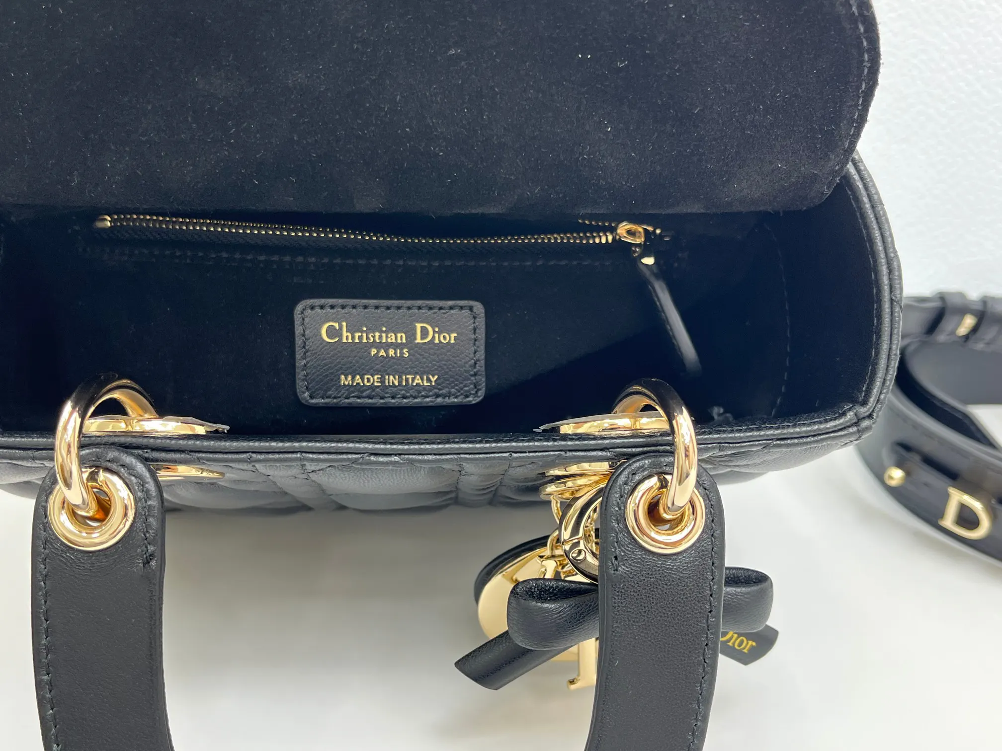 Dior Lady 手提包 黑色