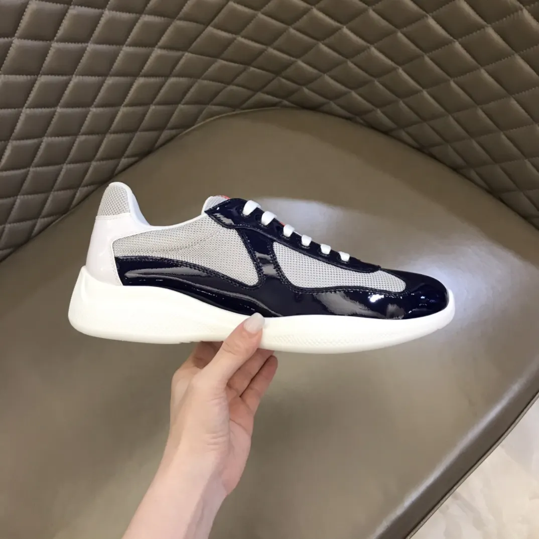 Prada 牛皮 漆皮 运动鞋 休闲运动