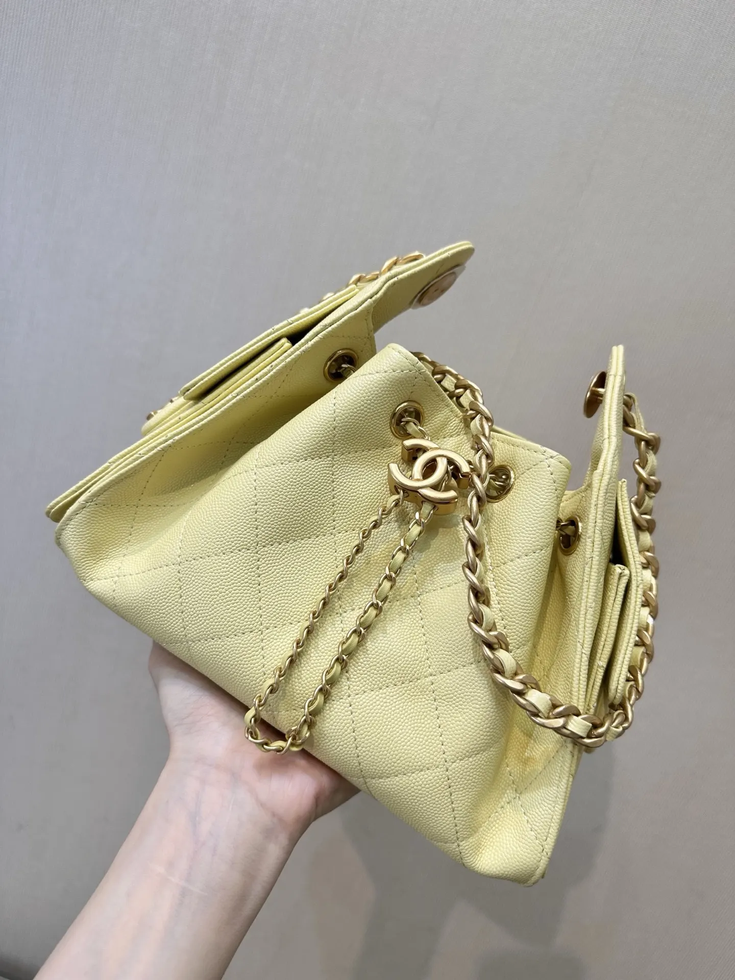 Bucket Bag Casual Leather