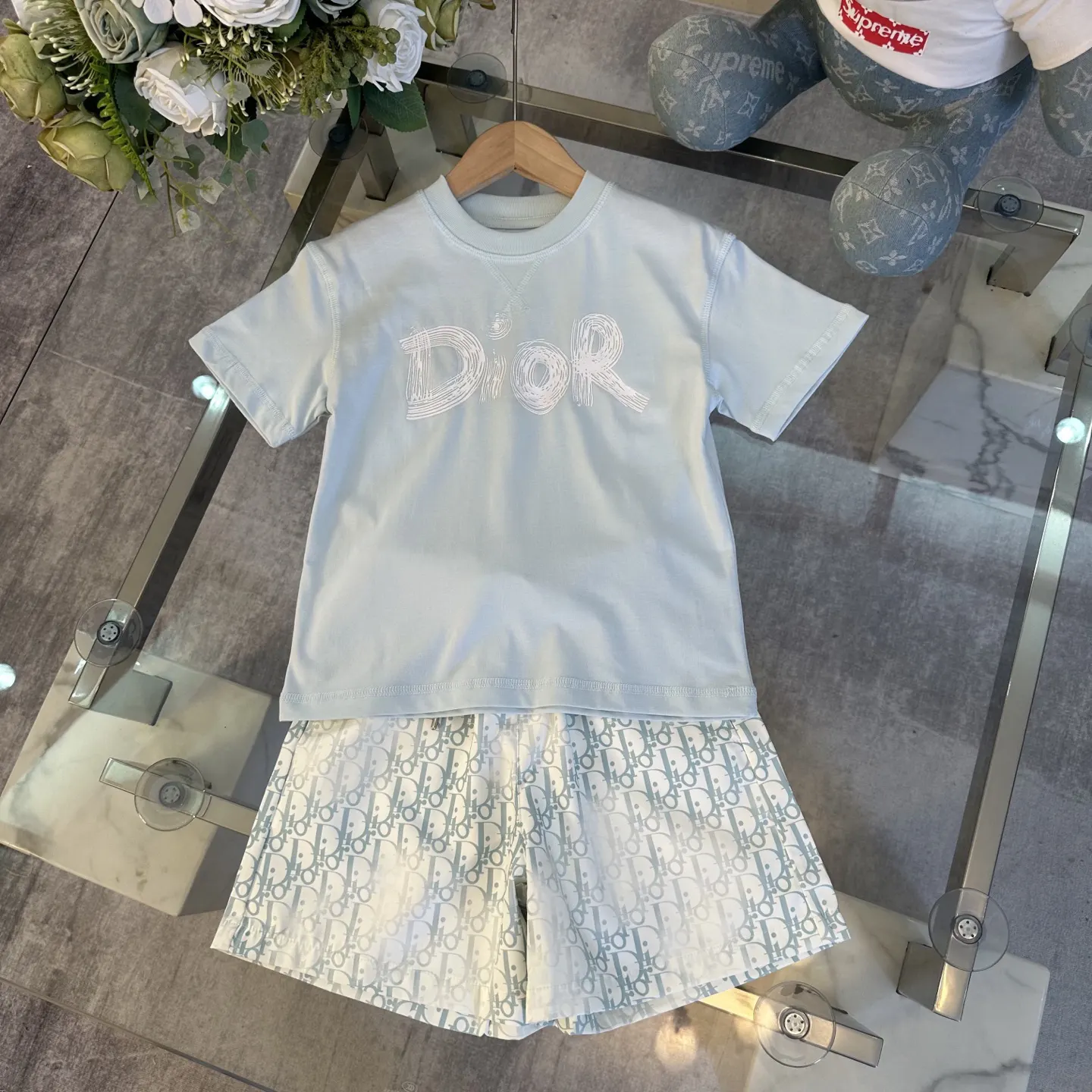 Dior Short Sleeved T-Shirt Exquisite Wear
