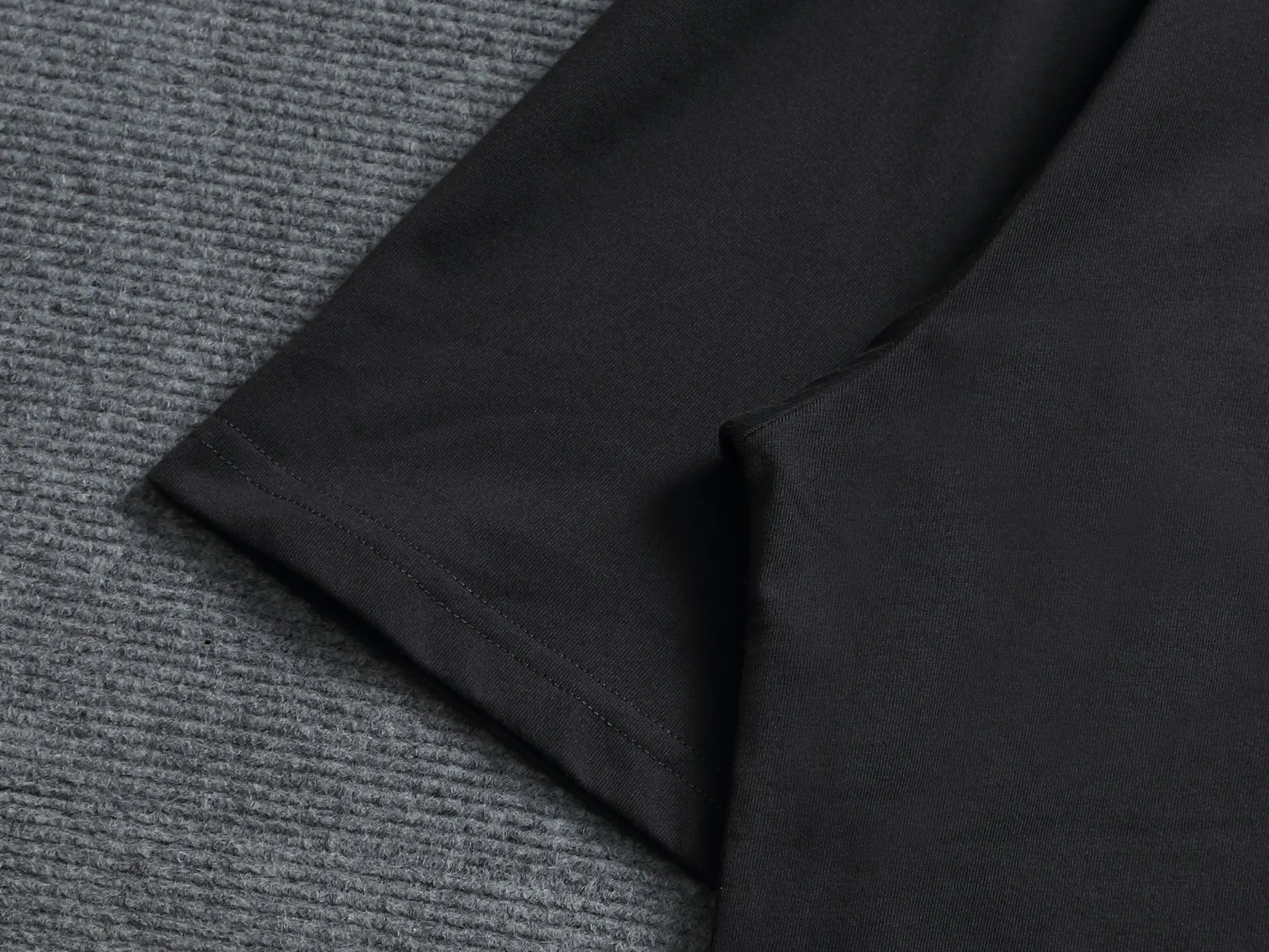 Balenciaga Black Logo Short Sleeve T-Shirt Street
