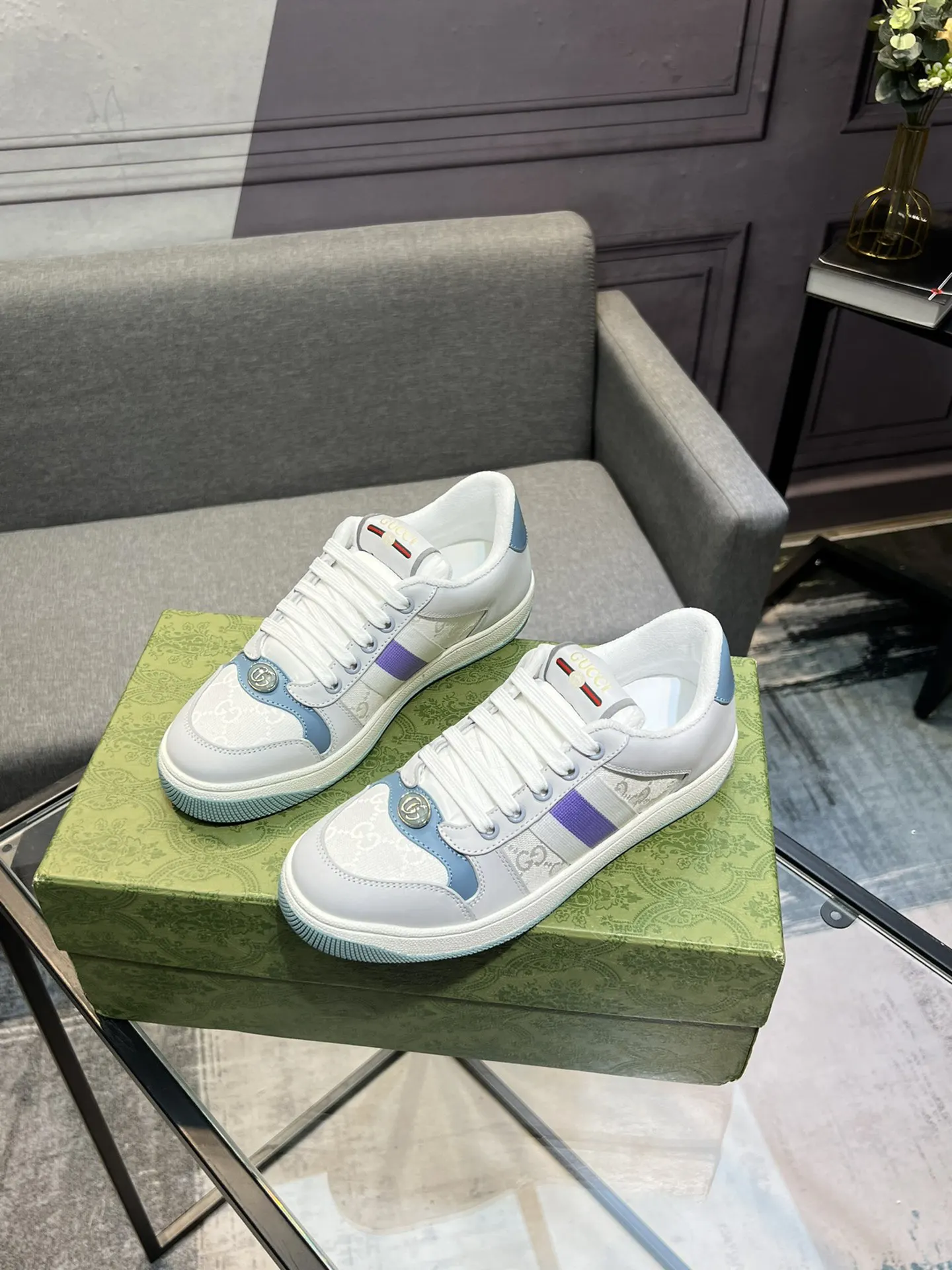 Gucci Logo休闲运动鞋