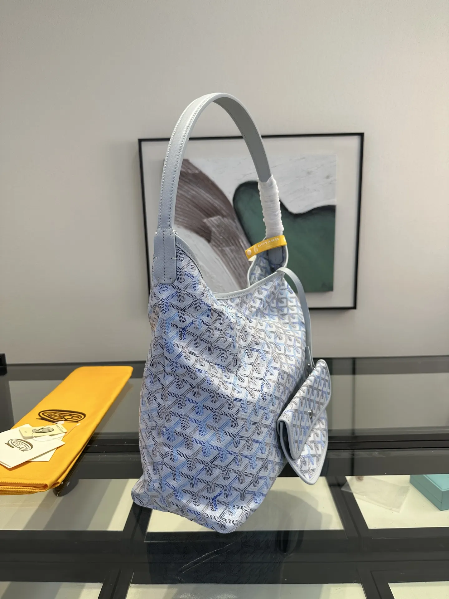 Goyard Hobo 老花 帆布 腋下包 复古腋下背款