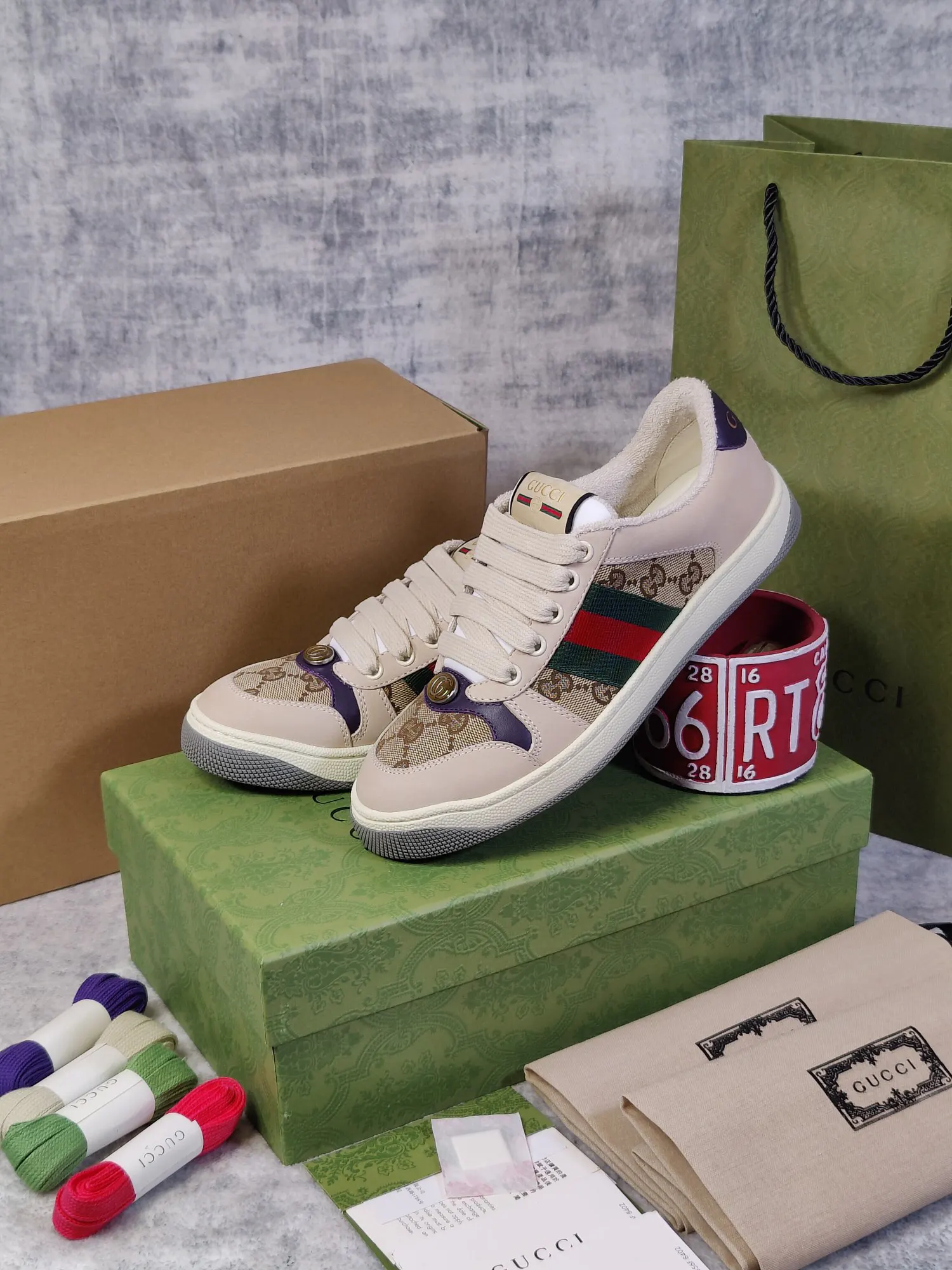 Gucci Logo休闲运动鞋